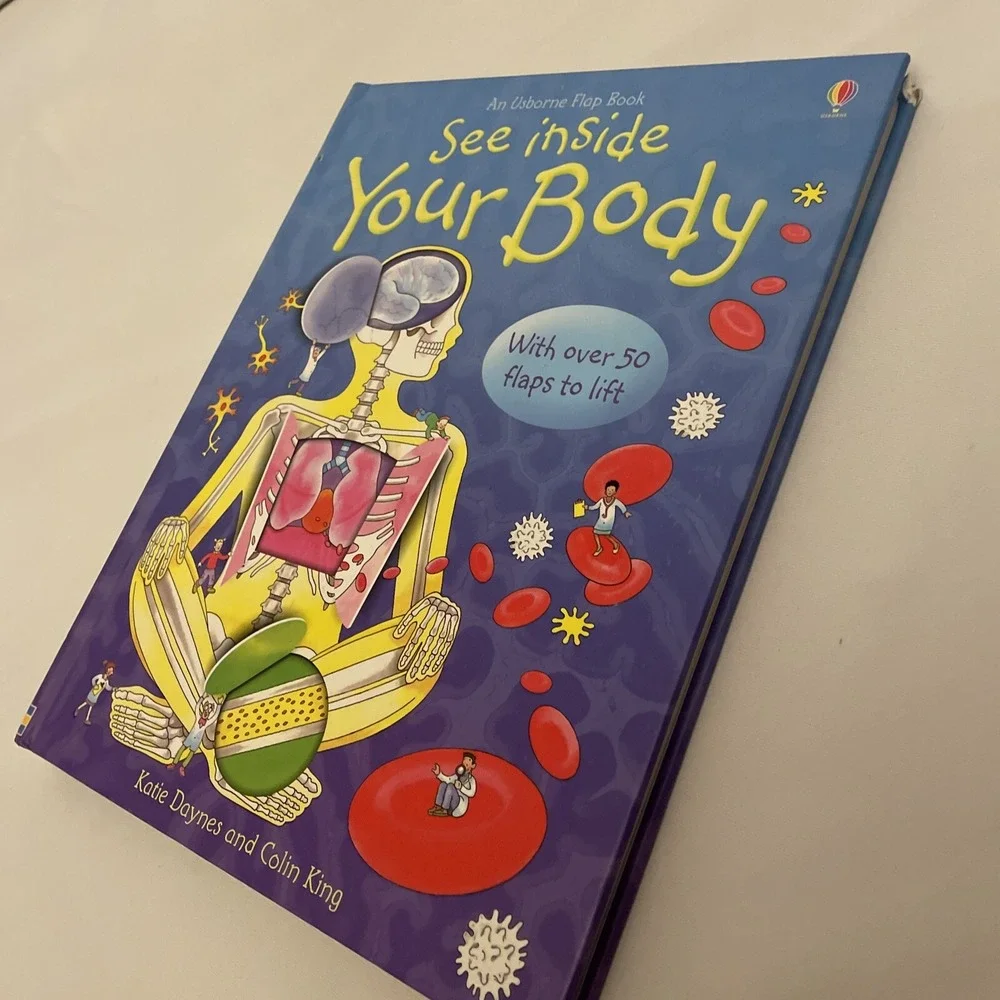 See Inside Your Body Large Board book With Educational‎ Information And Flaps